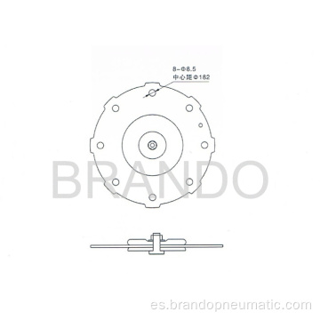 DMF-Z-76S reparar membrana NBR de Kits